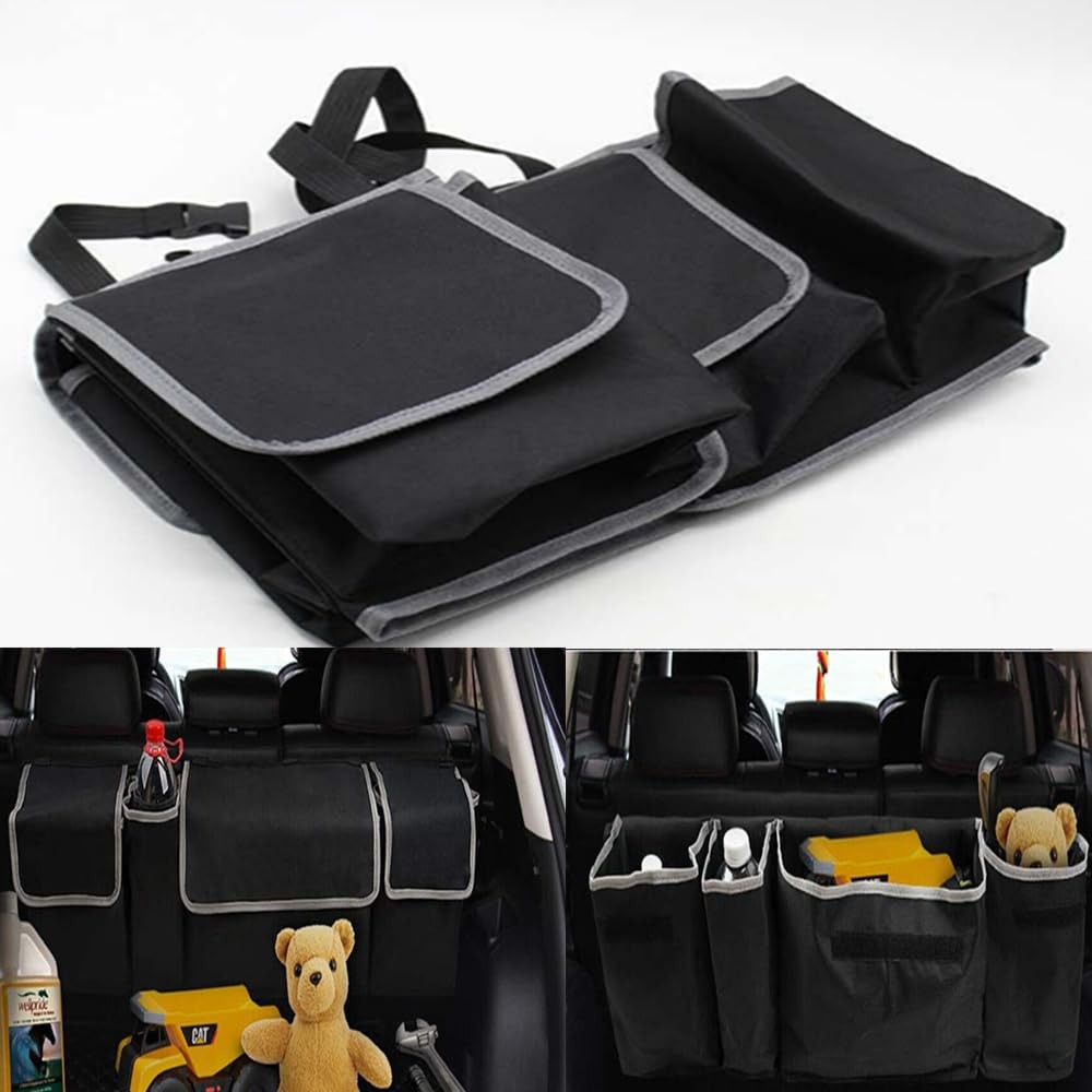 Organizer Interno Bagagliaio Auto Portaoggetti Impermeabile con 4 Scomparti Oxfo - Miniatura 23
