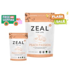 Sale Zeal for Life- Peach Passion 30 Servings Energy/Health Drink-2 Pack