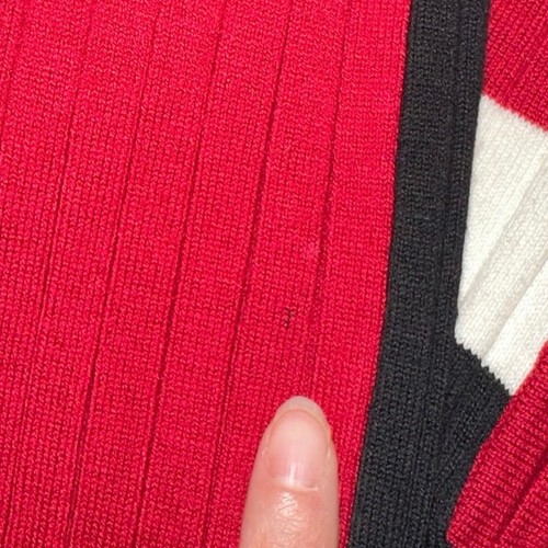 Childrens Place Sweater Girls Sz XL/14 Mock Neck 1/4 Zip Ribbed Knit Preppy Y2K - Picture 10 of 11