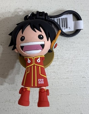 One Piece Toei Animation Series 6 LUFFY Figural 3D Bag Clip Key Chain No Package