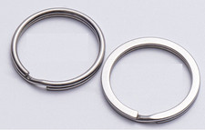 Genuine 25mm 30mm Stainless Steel 304 Strong Keyring Split Rings Key Chain Links