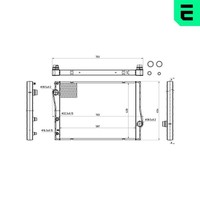 MotorküHler WasserküHler Era 673055 FüR Bmw X5 F15 F85 E70 X6 E71 E72 F16 F86