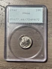 1942 10C Proof Silver Mercury Dime PCGS PR66  - RATTLER!