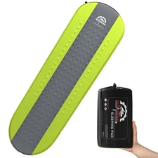 1.5 in Self Inflating Camping Sleeping Pad 4.3 R Value Insulated Foam Mat