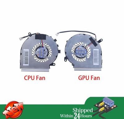 CPU GPU Cooling Fan For MSI GE62VR GL62VR GP62VR GL62M GV62 GP62MVR 4 Pin L+R