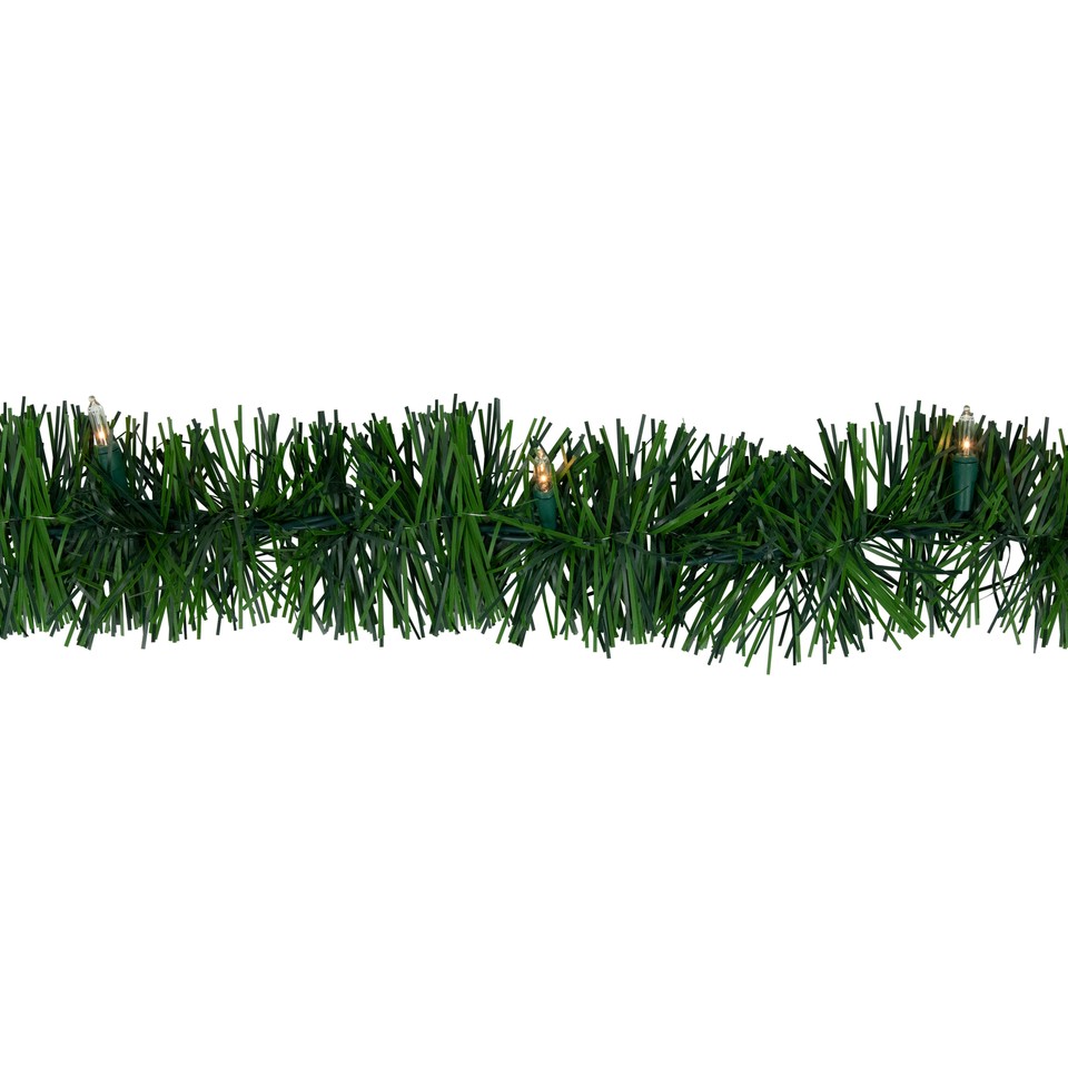 Northlight 18' x 3" Pine Twotone Artificial Christmas Garland Clear