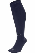 Nike Classic Cushion Over-the-Calf Soccer Socks Navy Blue SMALL Wmn 4-6 Yth 3-5