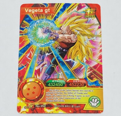 Vegeta GT - Dragon Ball Super Trading Card WCR No. 052 Tc5 | eBay