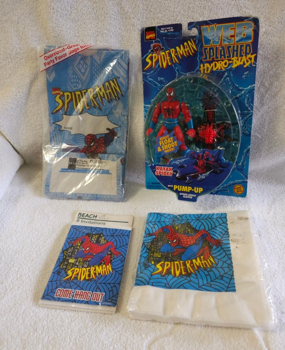 Procos - Marvel Spider-Man Crime Fighter Cone Party Hats in FSC Paper, 6 Pieces, Multicoloured, 93952