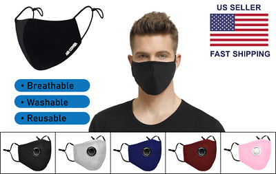 Face Mask Washable Reusable Cloth Mouth Covering 