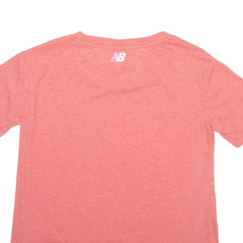NEW BALANCE Womens T-Shirt Pink S - Picture 4 of 6
