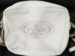 fendi selleria italiana bolso blanco piel | eBay