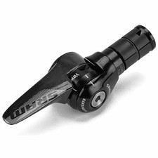 SRAM 1190 R2C Aero Front Shifter Yaw 2-Gang Schalthebel Für Rennrad – Set Mit 1:1 Übersetzung, Schwarz