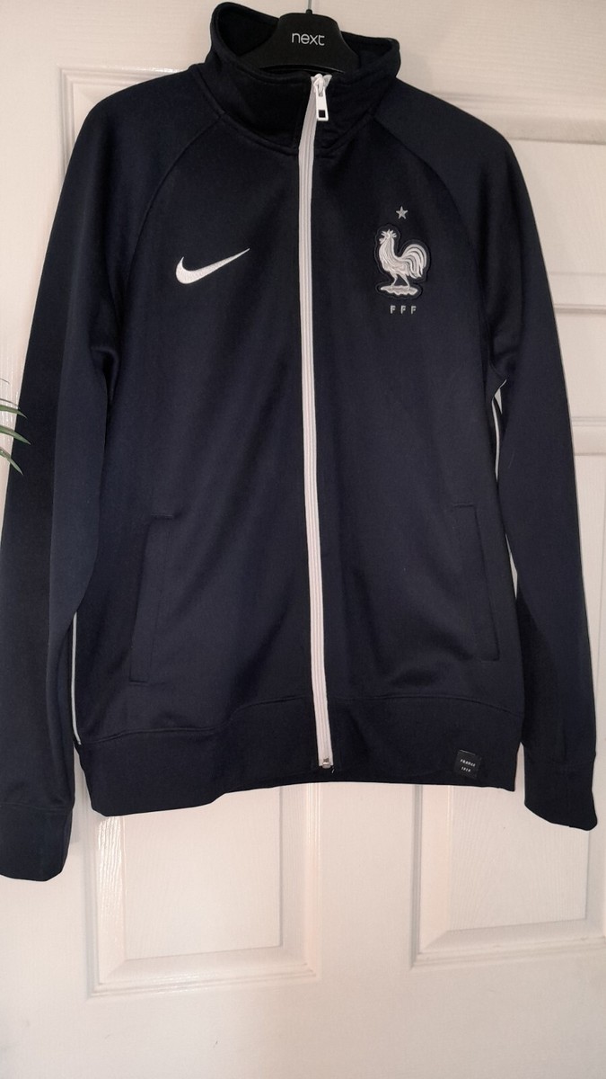 Fleece Vinted Nike Jacke Nike N98 FFF France World Cup Soccer Blue