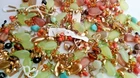 400g Bulk Jewelry Craft Scrap Gold Plated Earrings Pendants Beads Lot 14.1 Oz