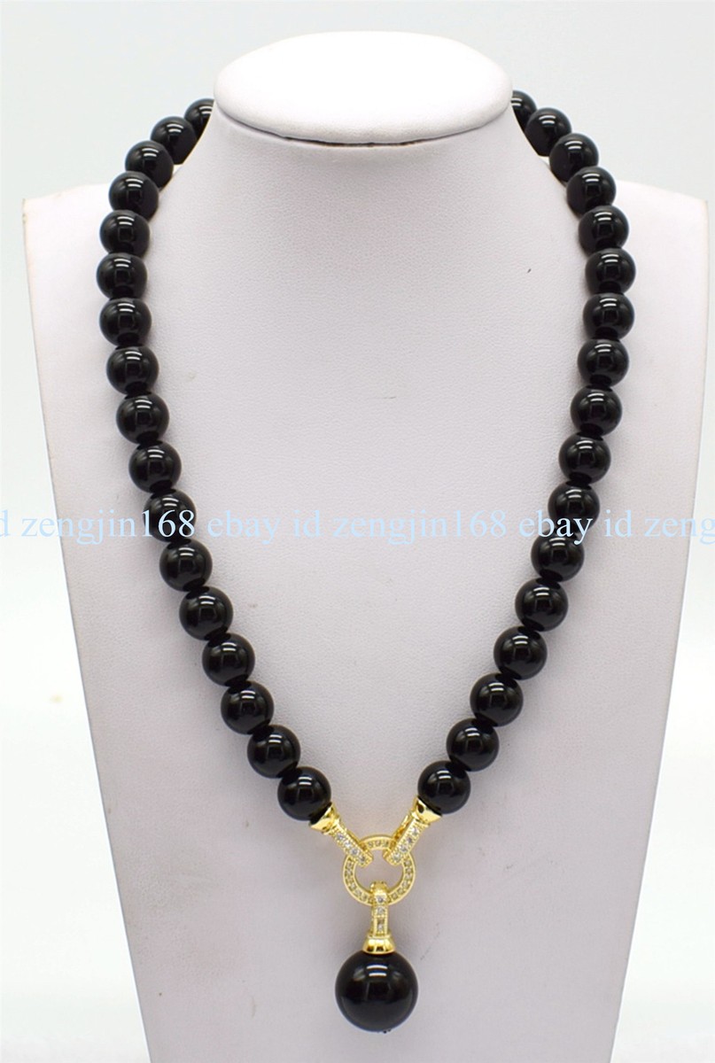 Black Matte Onyx Round Loose Stone Beads Set For Jewelry Making In Bulk - Foto 4