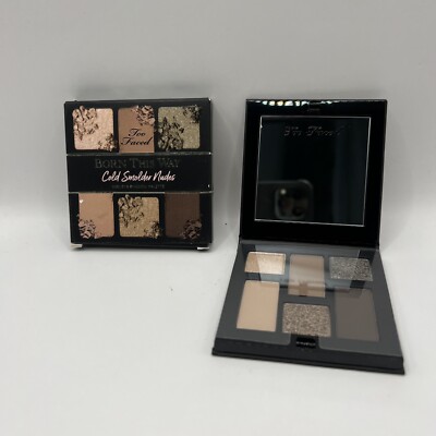 TOO FACED ~ BORN THIS WAY MINI EYE SHADOW PALETTE ~ COLD SMOLDER NUDES ~ 0.15 OZ