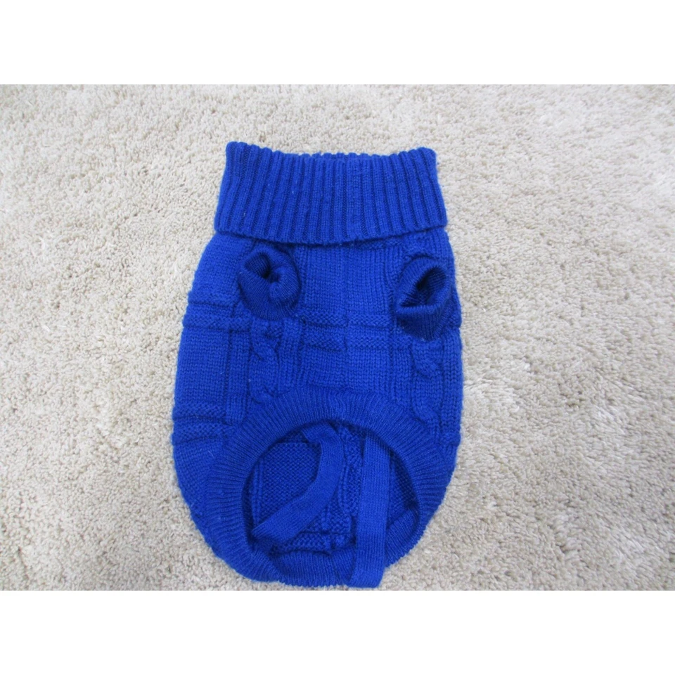 DICKENS CLOSET BY PETCO BLUE DOG SWEATER SMALL - Image 2 of 3