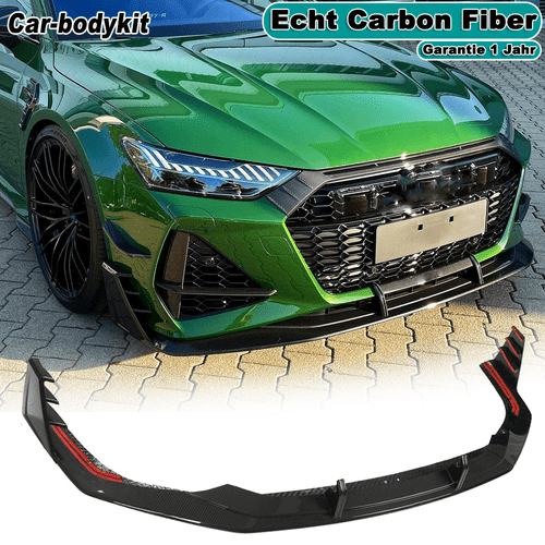 DRY Carbon Frontlippe Spoilerlippe Frontspoiler für Audi RS7 Sportback 2020-2023 - Bild 1 von 12