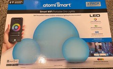 Atomi Smart Wi-Fi Portable Orb Lights 2 Pack