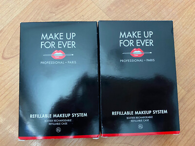 2 x Make Up For Ever Refillable Makeup System With Mirror