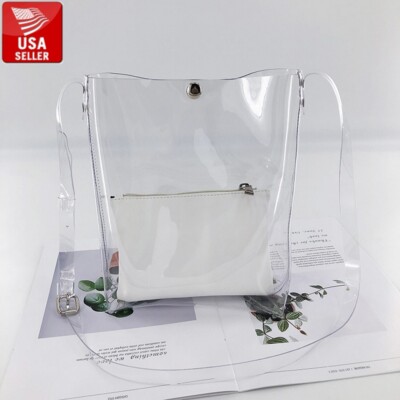 big clear purse