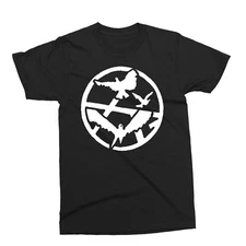 ANARCHY DOVES- SHIRT Peace,punk,love,anti-war,emo,crust,conflict