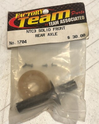 TEAM ASSOCIATED #1704 NTC3 Solid Front or Rear Axle NOS