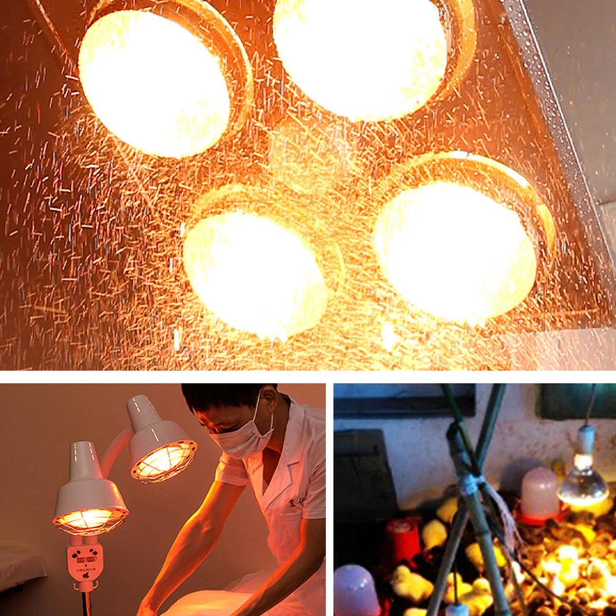 275W Infrared Reflector Heat Lamp Globe For Bathroom NEW Heater E27 1PC.  V5C4 | eBay