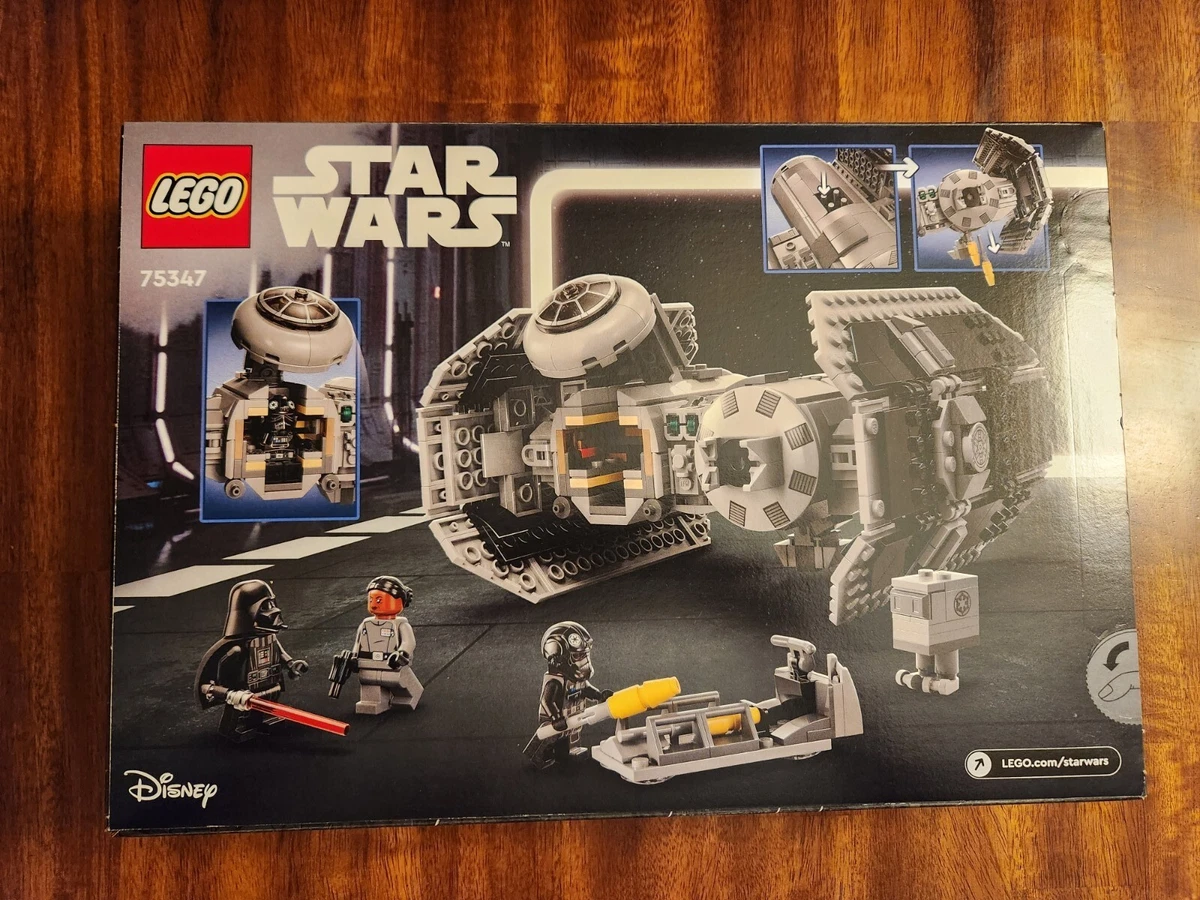 LEGO 75347 Star Wars TIE Bomb Model Kit with Darth Vader Mini Figure with  Lightsaber and Gonk Droid & 75344 Star Wars Boba Fetts Starship -  Microfighter Set, Model from The Mandalorian