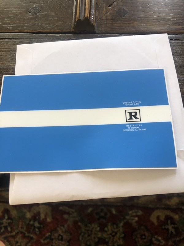 QUEENS OF THE STONE AGE 2000 promotional sticker set New Old Stock
