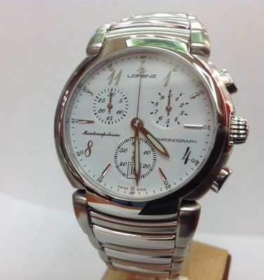 CRONOGRAFO LORENZ ACCIAIO Montenapoleone | eBay