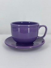Vintage 1995 Lilac Homer Laughlin Fiestaware Jumbo Cup & Saucer
