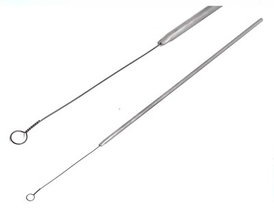Bacterial Inoculating Loop 4mm, Single Nichrome Wire, with Aluminum Handle