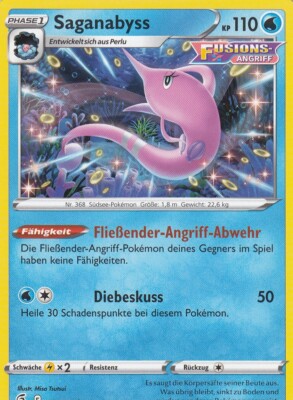 Saganabyss 067/264 Fusions Angriff Pokemon Karte Deutsch