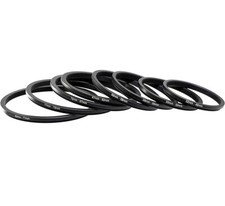 8 PCS Metal Step Down Ring Set Fits Camera Lens 82-49mm