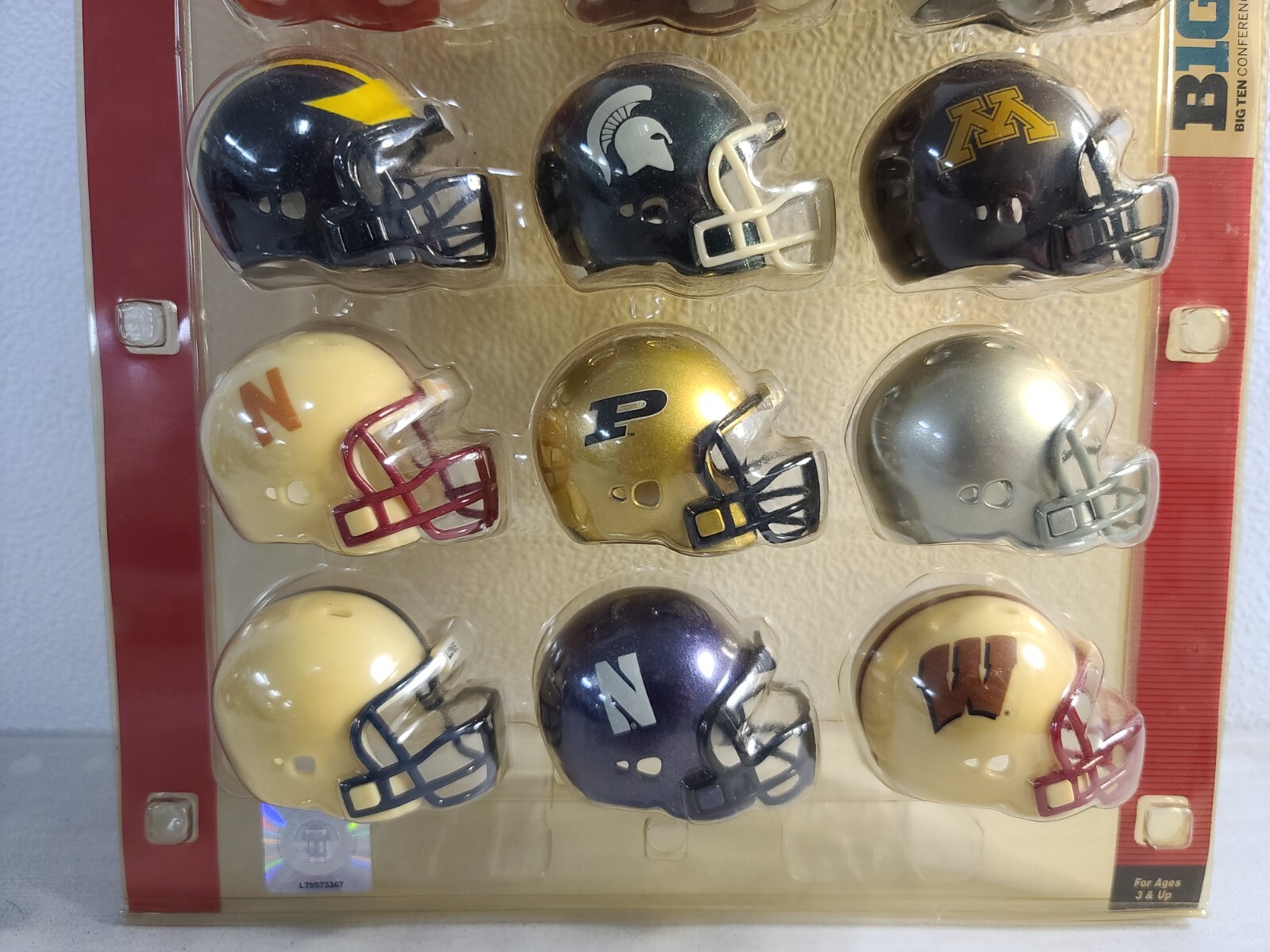 Pack of 12 NCAA Revolution Pocket Sized Riddell Mini Helmet Conference