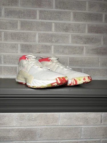 Adidas Dame 5 White APE779001 Men Size 9.5