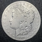 1889-CC Morgan Silver Dollar $1 Carson City Mint VG Very Good Details Cleaned