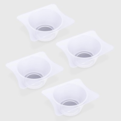 4PCS Airbrush Paint Cup Strainers - Durable PP Filter Screens for Crafts & Pa...
