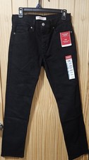 Womans Black Levi Strauss Signature Slim 29 X 30 Jeans