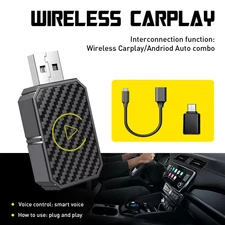 USB Auto Wireless CarPlay Adapter For iPhone   Wireless Dongle Plug ＆ Play
