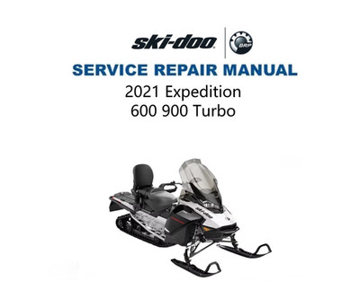 Skidoo EXPEDITION Service Manual | 2021 Ski-Doo 600 900 ACE | SE LE | USB & Link