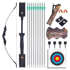 Recurve Bow and Arrow Set for Adults - Archery Takedown recurve Bow Set for B...