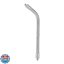 PATIKIL 8" Gooseneck Tube, 1/4" Male to Male Thread Heavy Duty Me