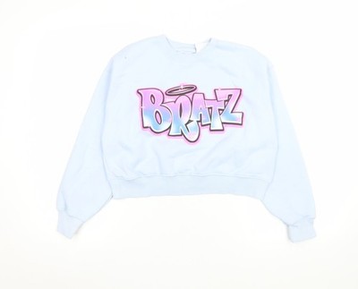 Zara Mädchen blau Bratz Grafik Pullover Sweatshirt 11-12 Jahre