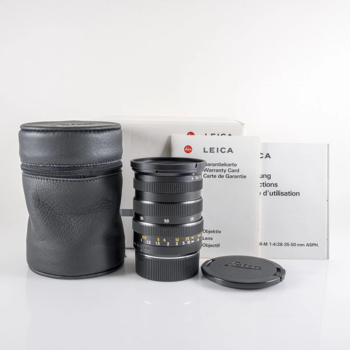 Leica Tri-Elmar-M 28-35-50mm/F4.0 E55 Asph boxed #23810 | eBay