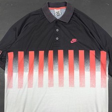 POLO SHIRT NIKE CHALLENGE COURT XL Andre Agassi HOT LAVA originale vintage anni 90