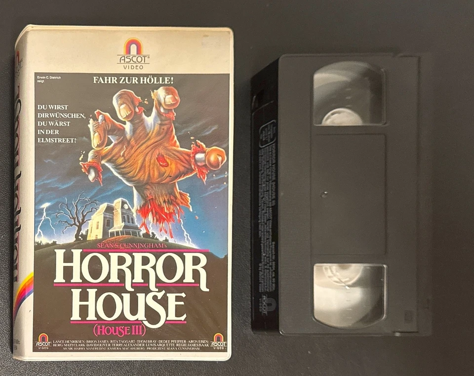Horror House (House 3) FSK18 Horror 90Min. 1989 Ascot Sammler Rar Softbox VHS - Bild 3 von 4