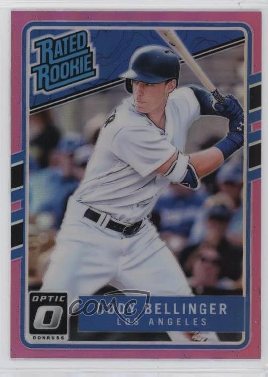 2017 Panini Donruss Optic Rated Rookies Pink Prizm Cody Bellinger Rookie RC 9p5